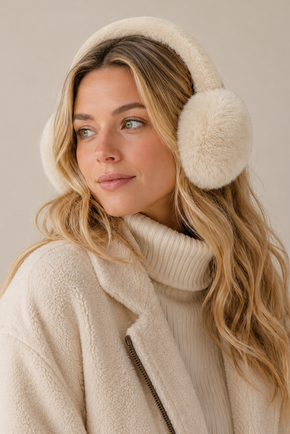 Solid Faux Fur Ear Muffs