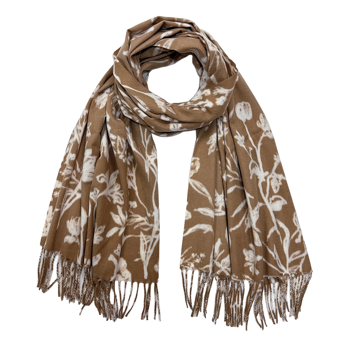 Flower Print Scarf