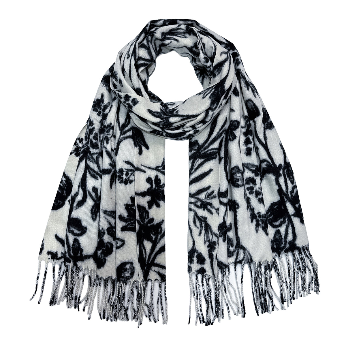 Flower Print Scarf