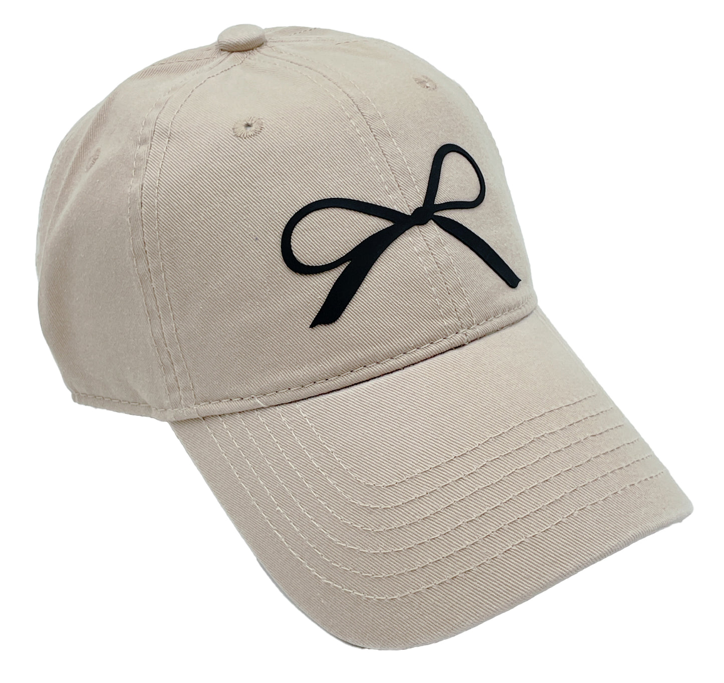 Rubber Bow Baseball Cap