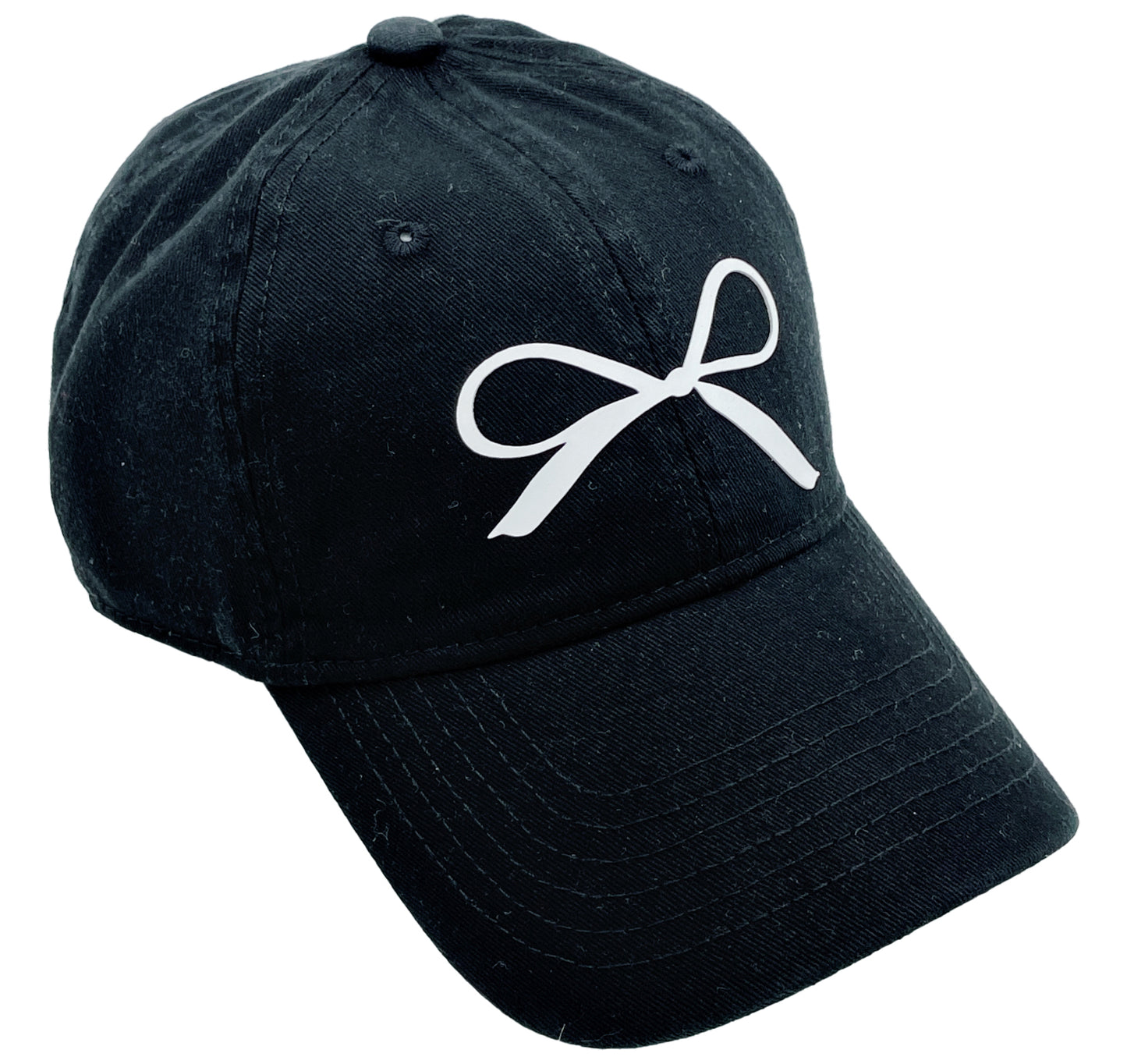 Rubber Bow Baseball Cap