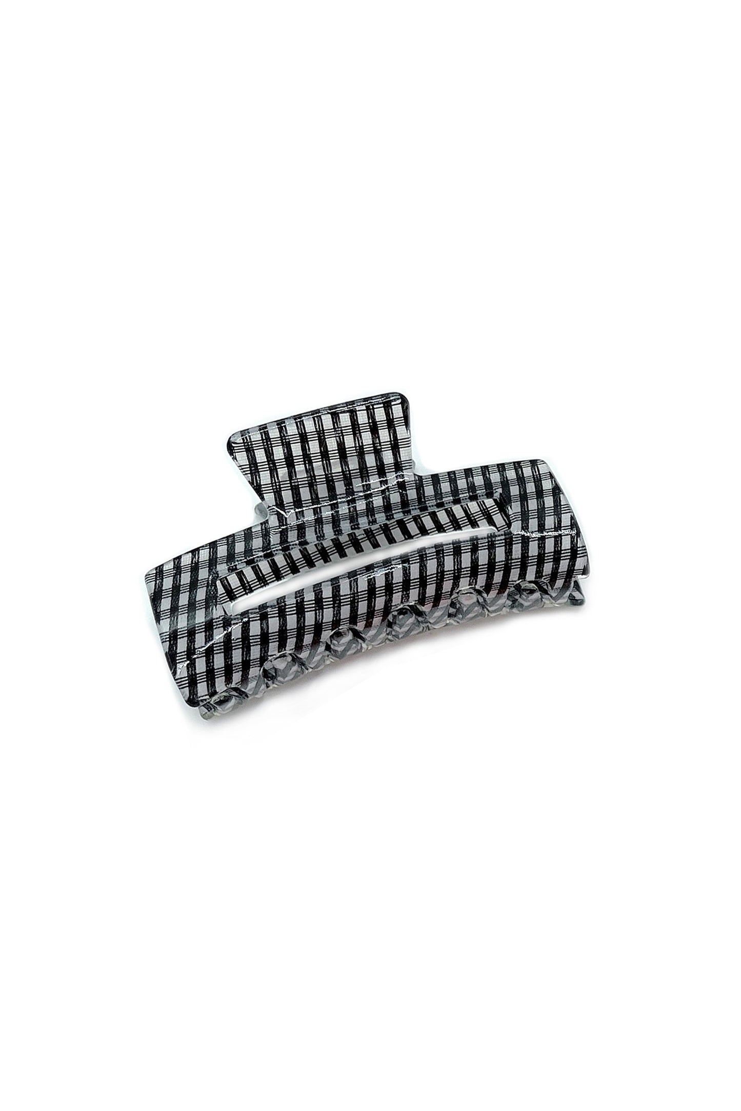 Gingham Hair Claw Clip