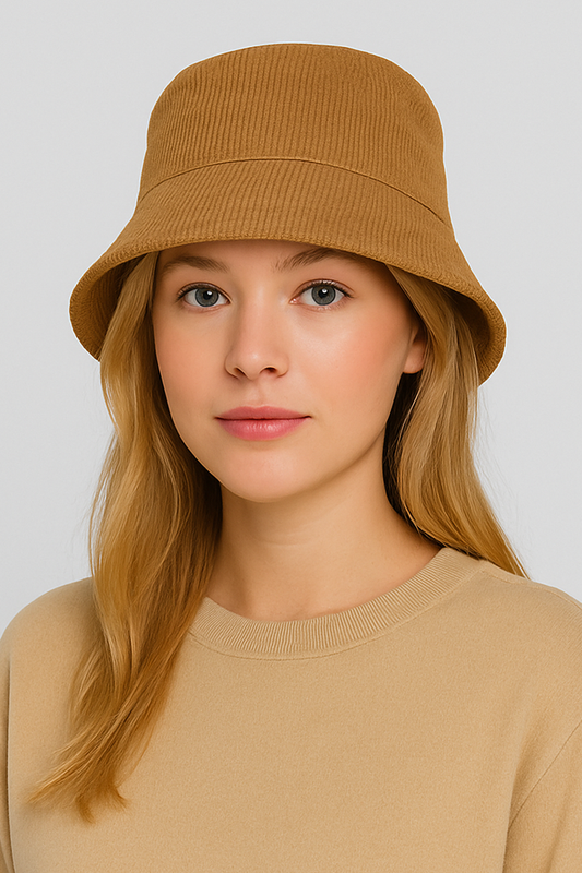 Thin Corduroy Bucket Hat