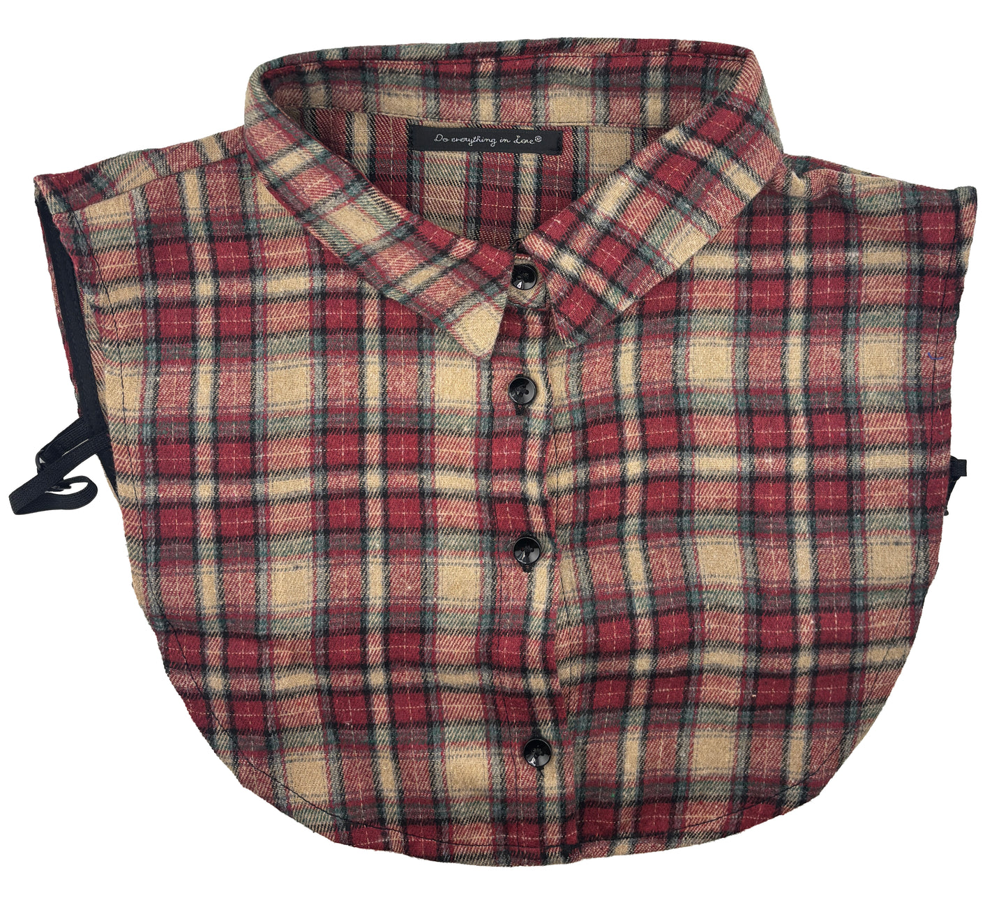 Plaid Western Collar