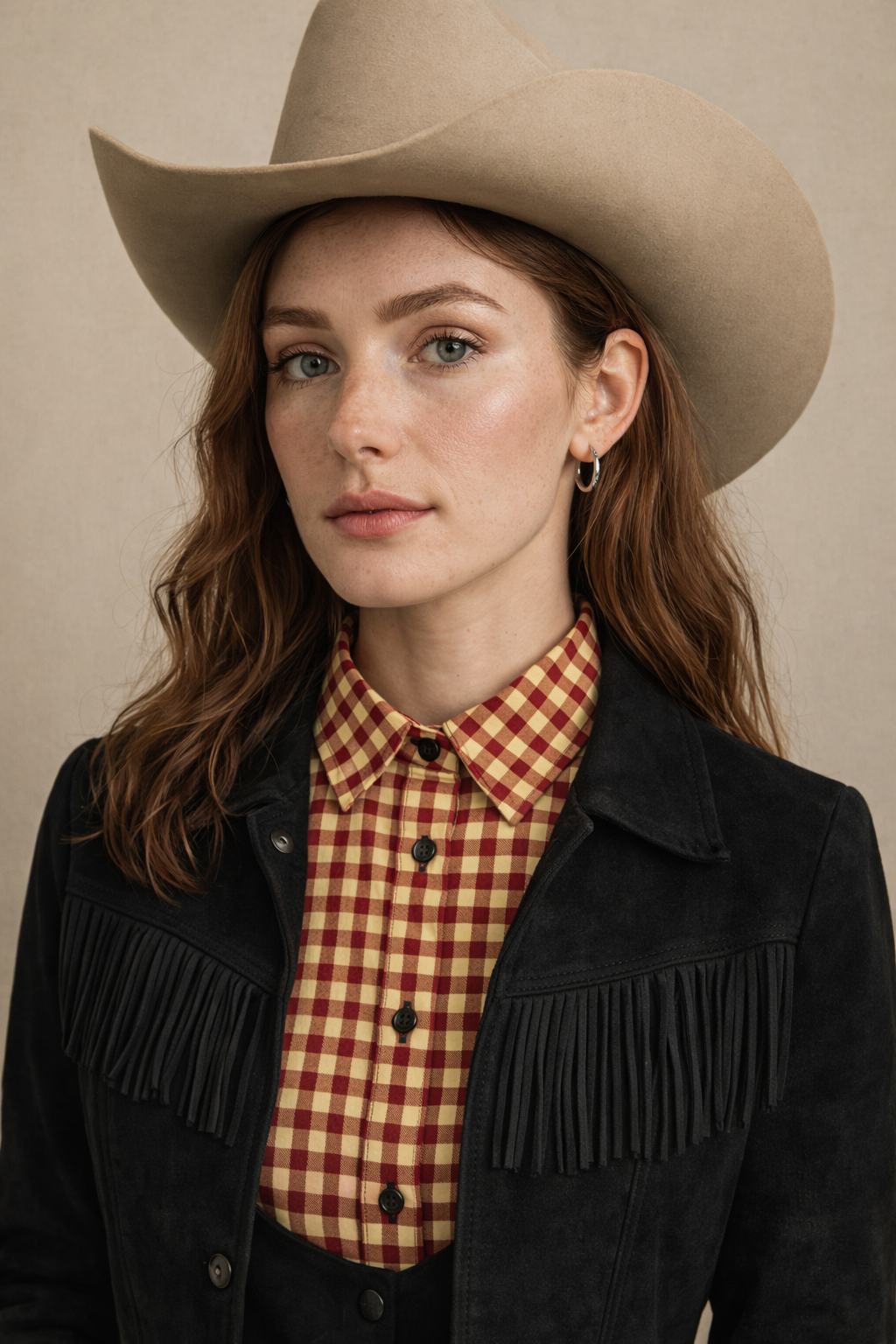 Check Western Collar