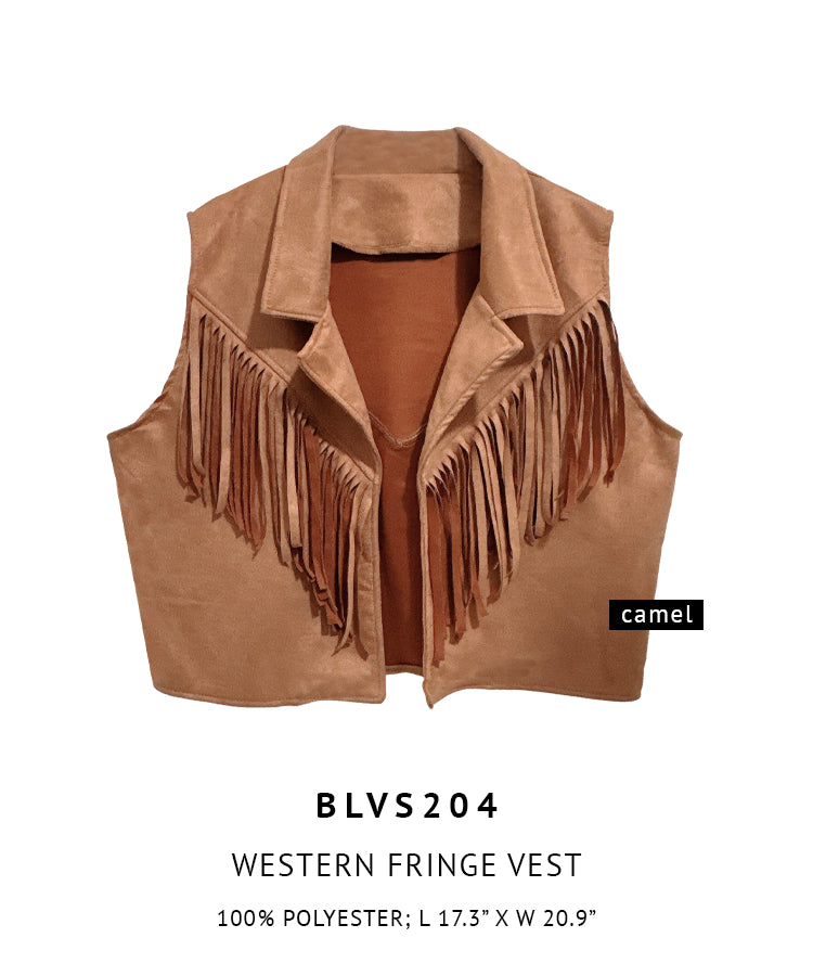 Western Fringe Vest