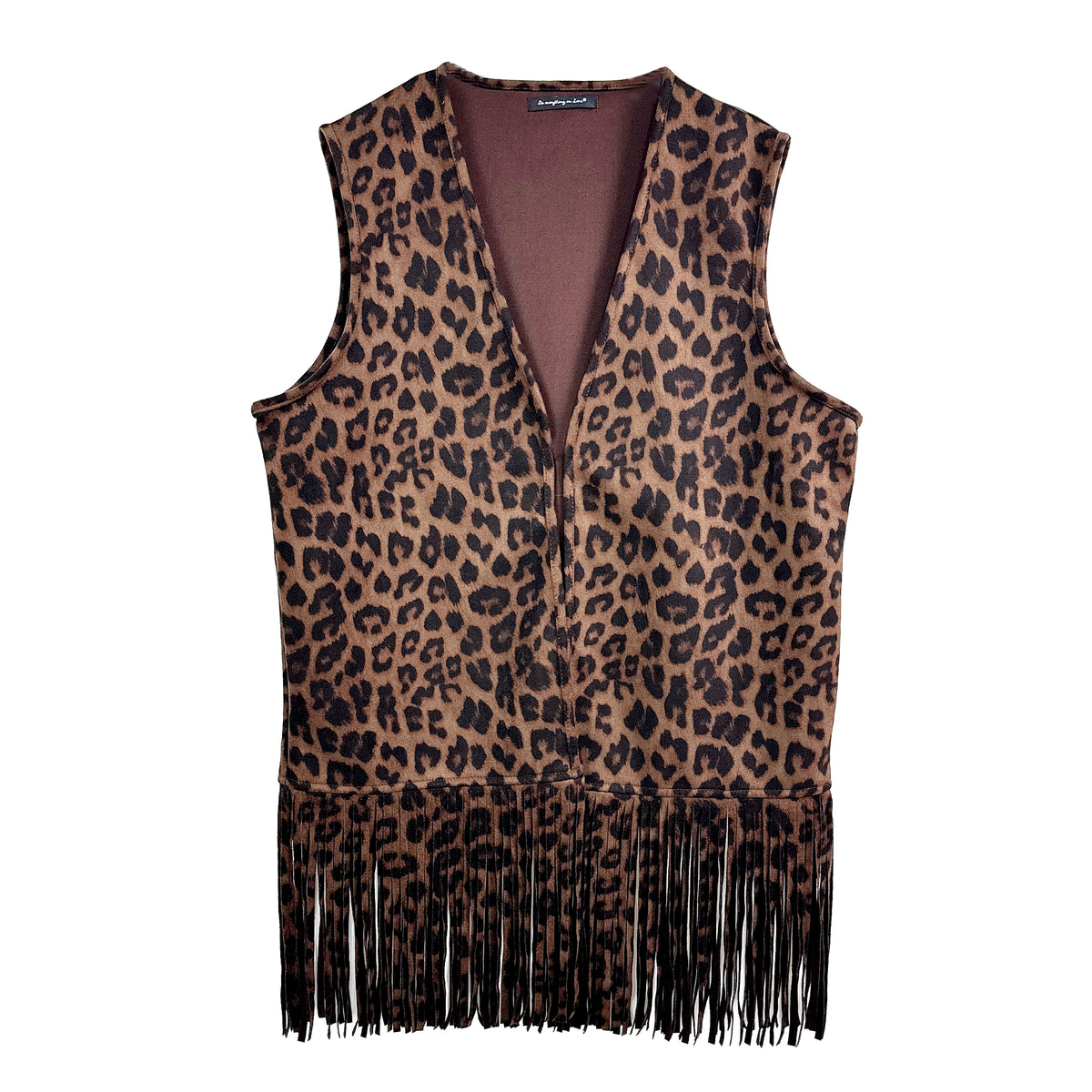 Animal Tassel Long Vest