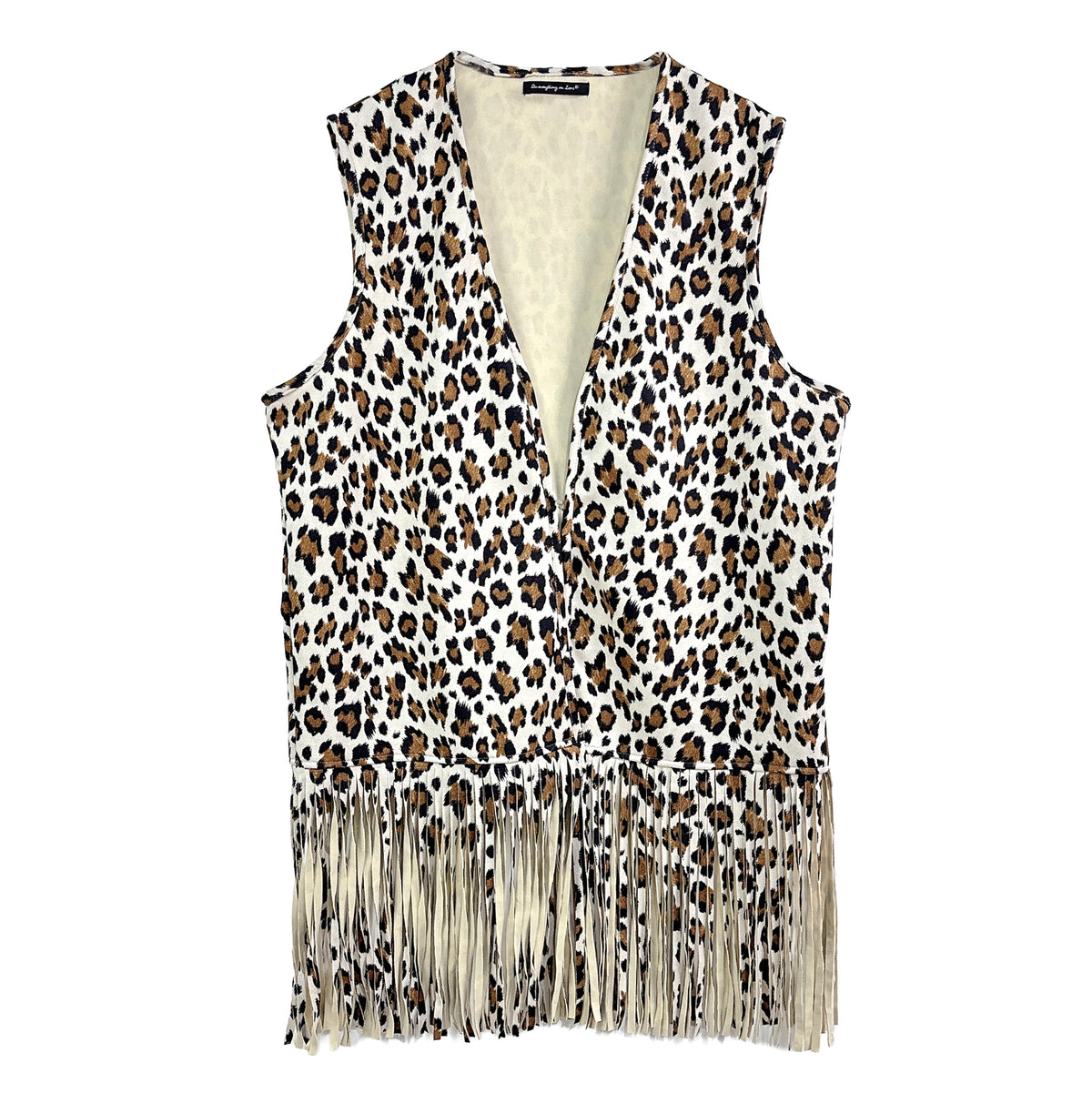 Animal Tassel Long Vest