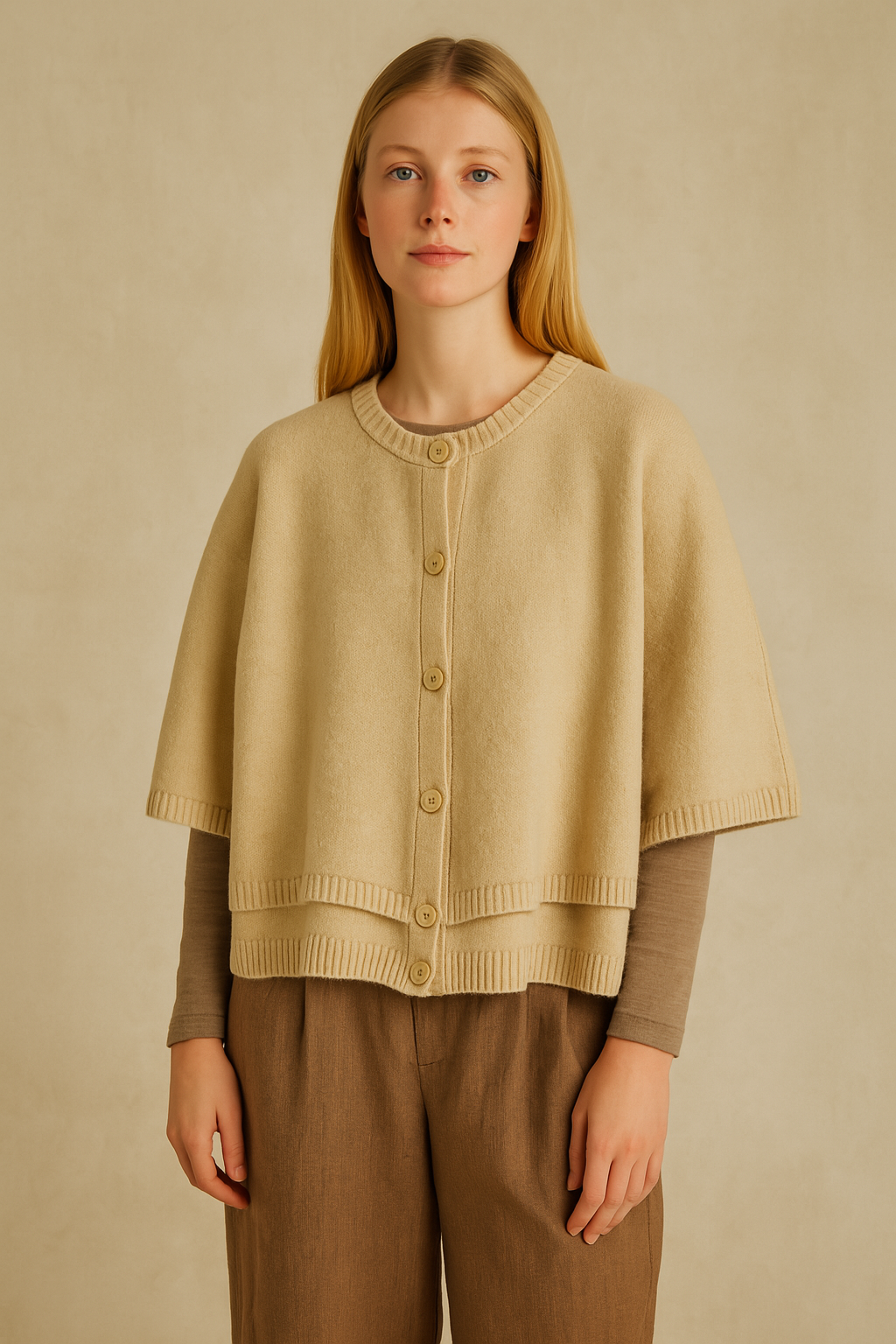 Button Poncho