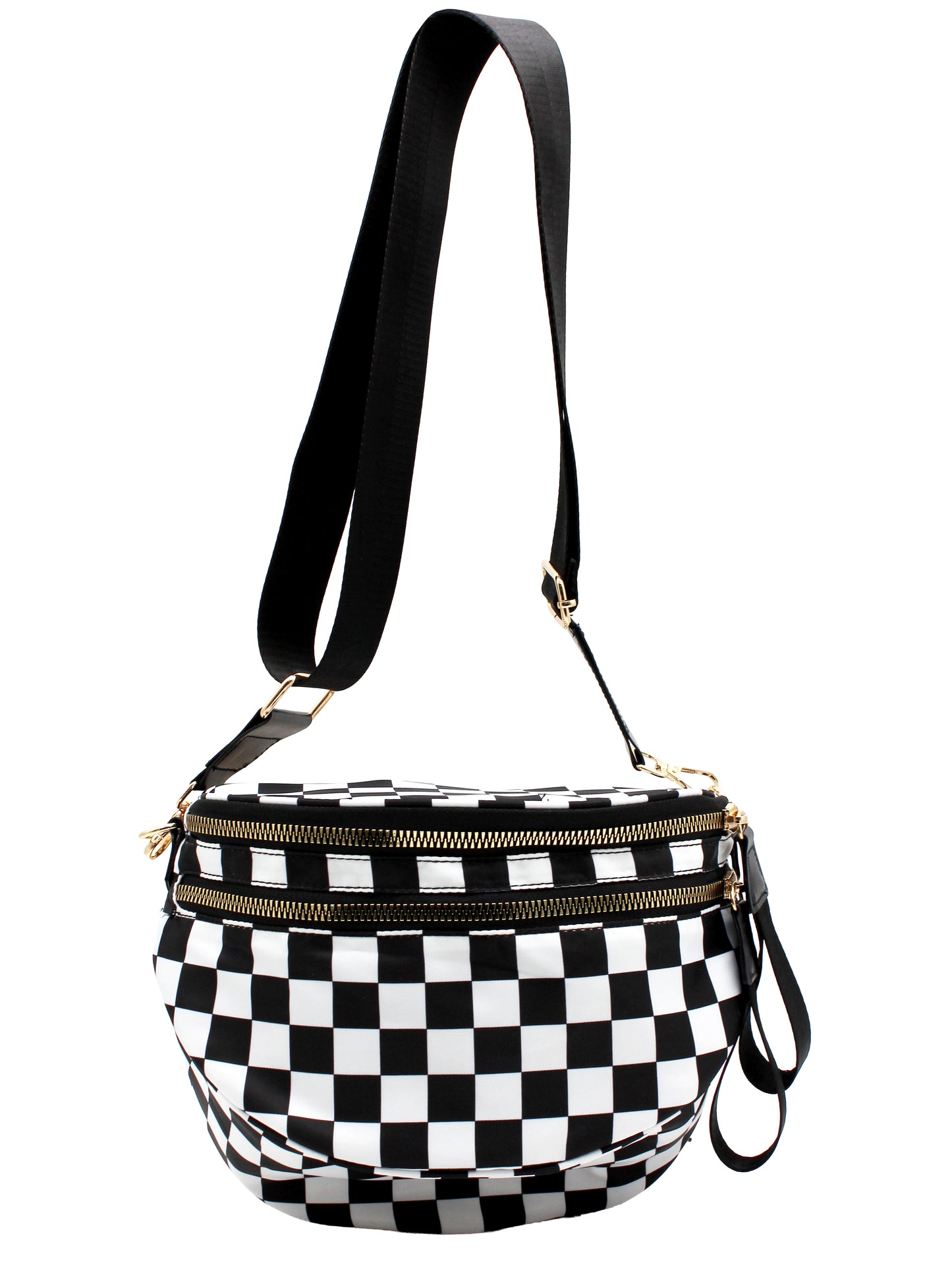 Checkered Crossbody Bag