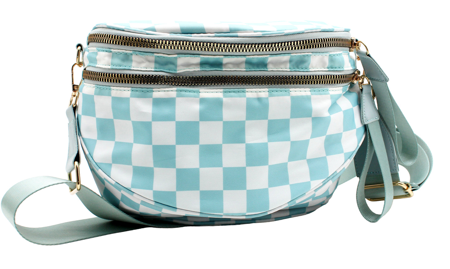 Checkered Crossbody Bag