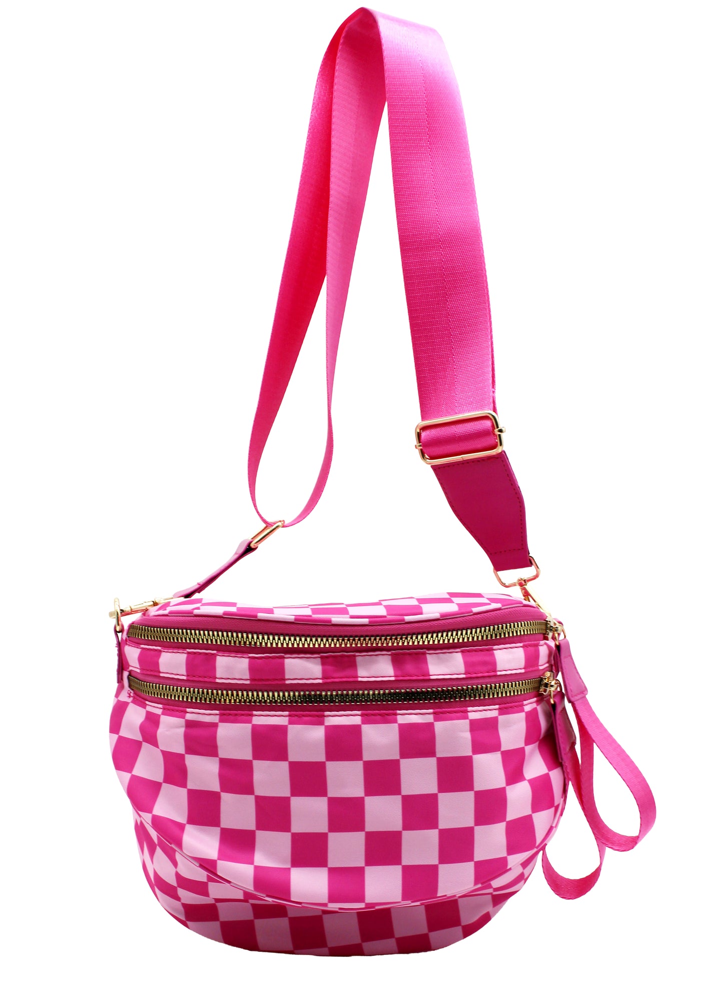 Checkered Crossbody Bag