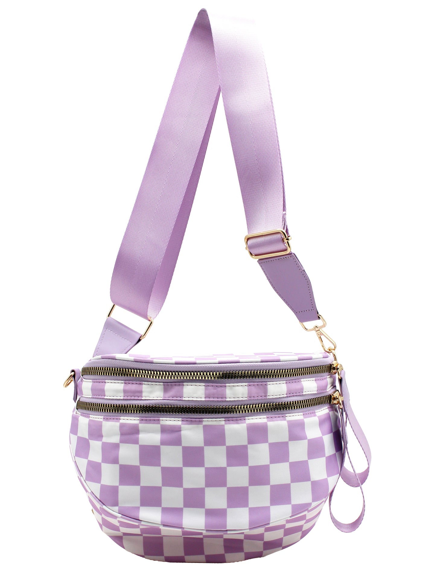Checkered Crossbody Bag