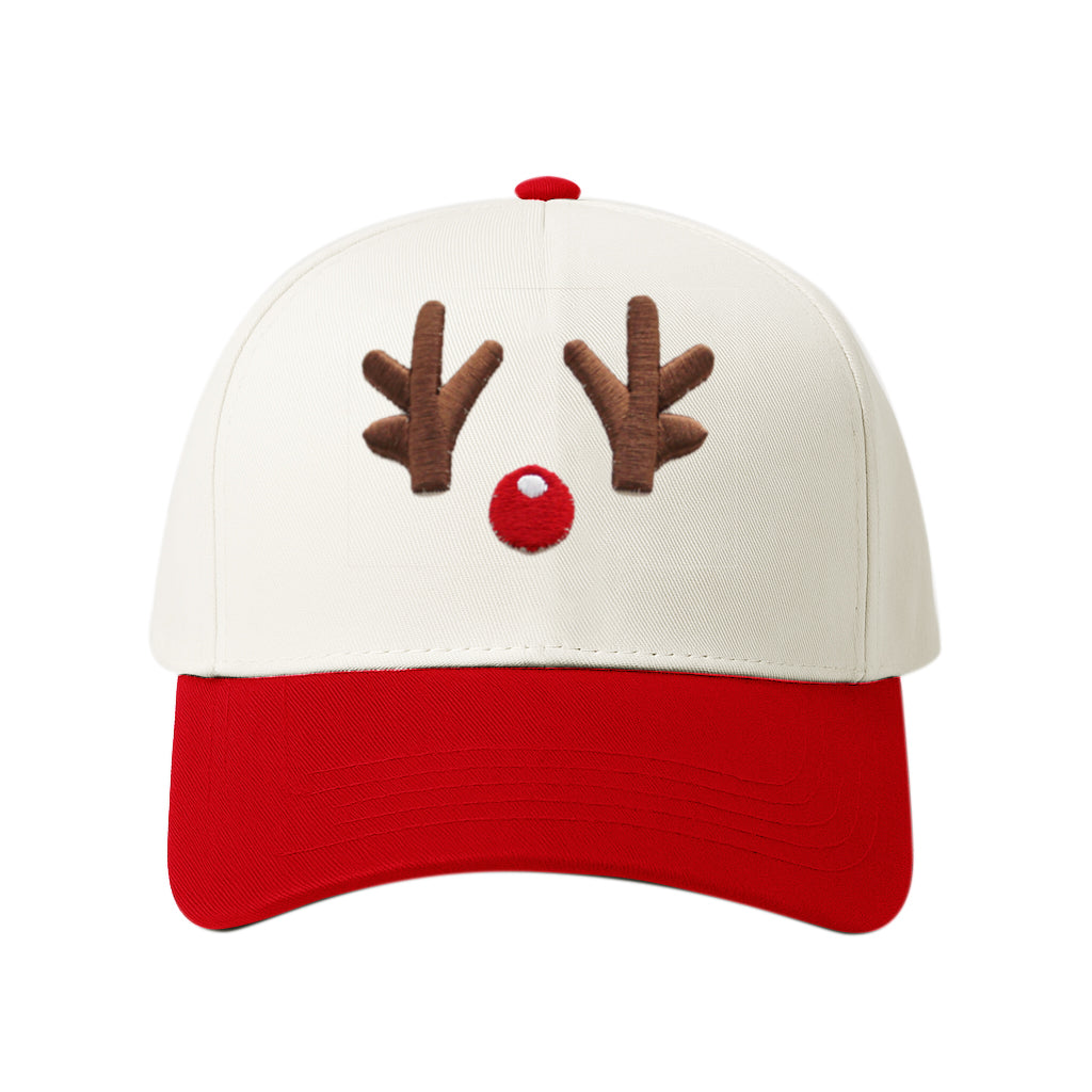 Reindeer Embroidery Baseball Cap