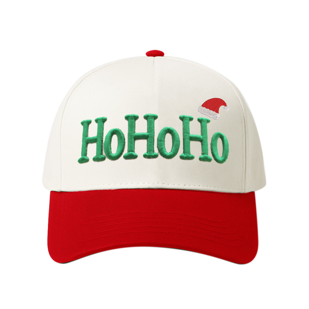 Hohoho Embroidery Baseball Cap