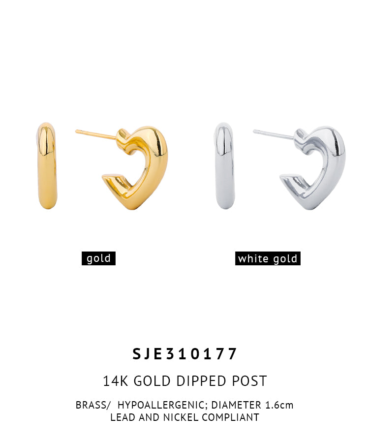 14K Gold Dipped Post