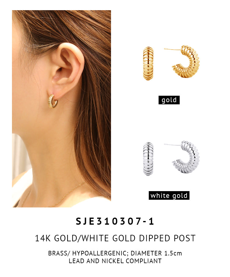 14K Gold Dipped Post