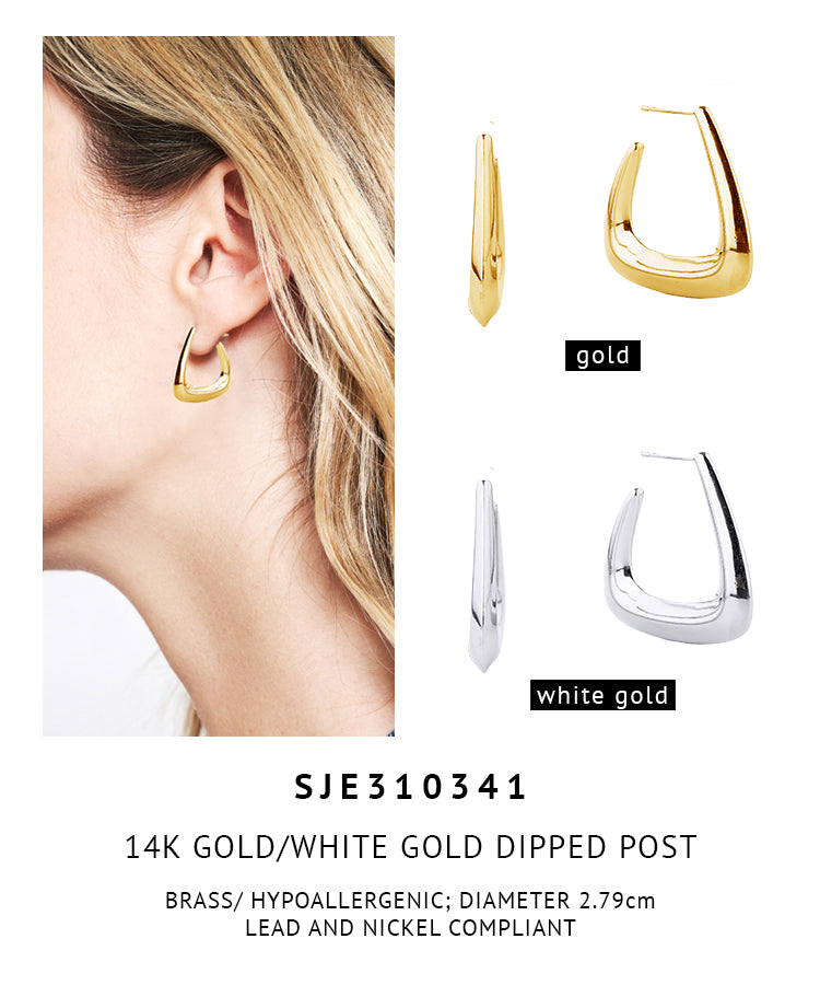 14K Gold Dipped Post