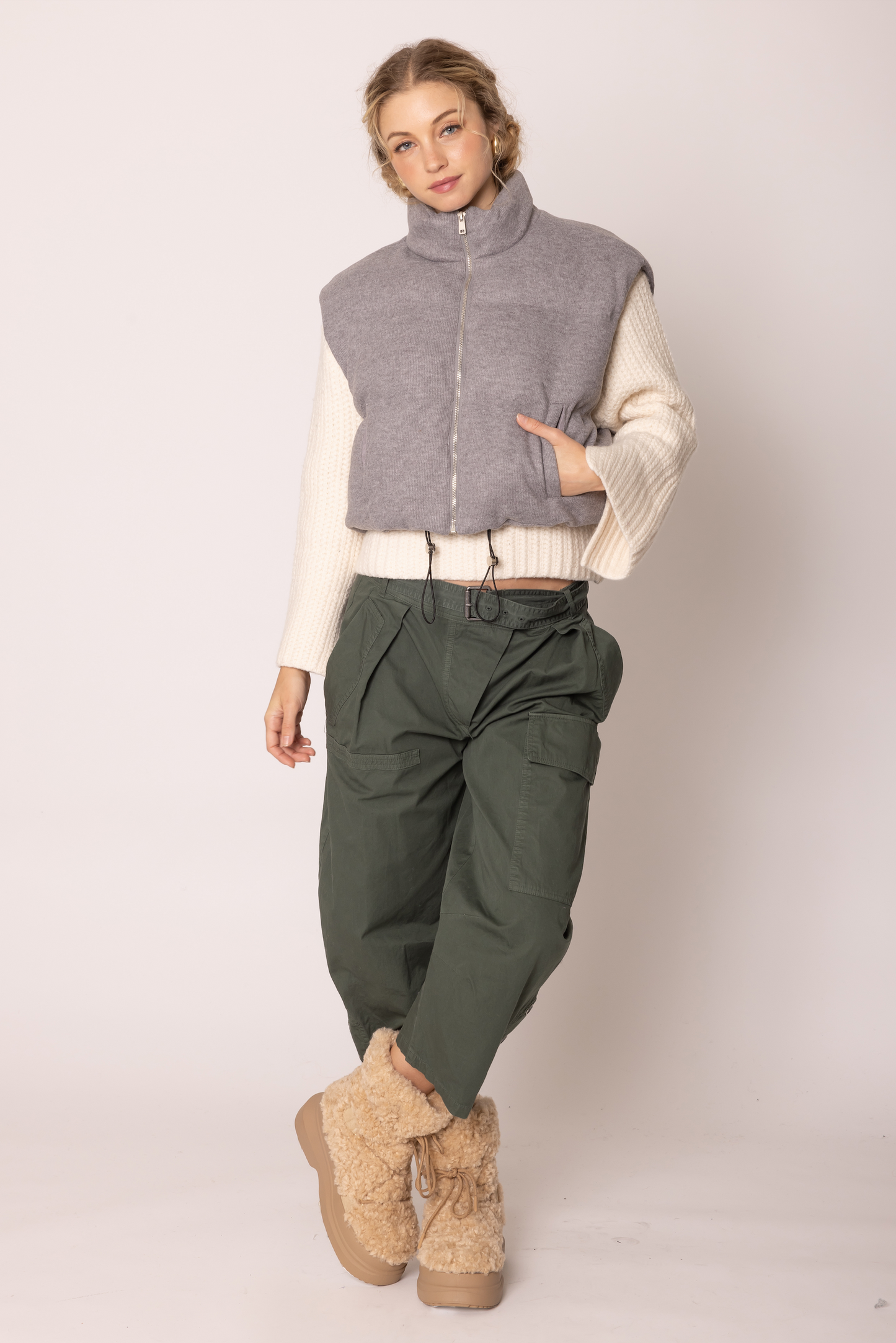 Knit Padded Vest