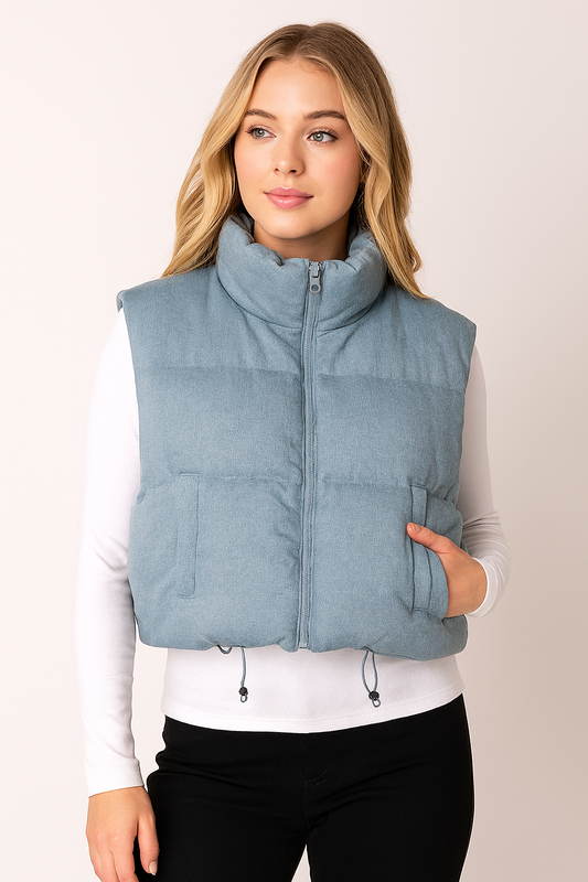 Knit Padded Vest