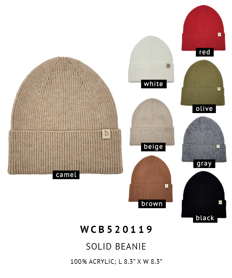 Solid Beanie