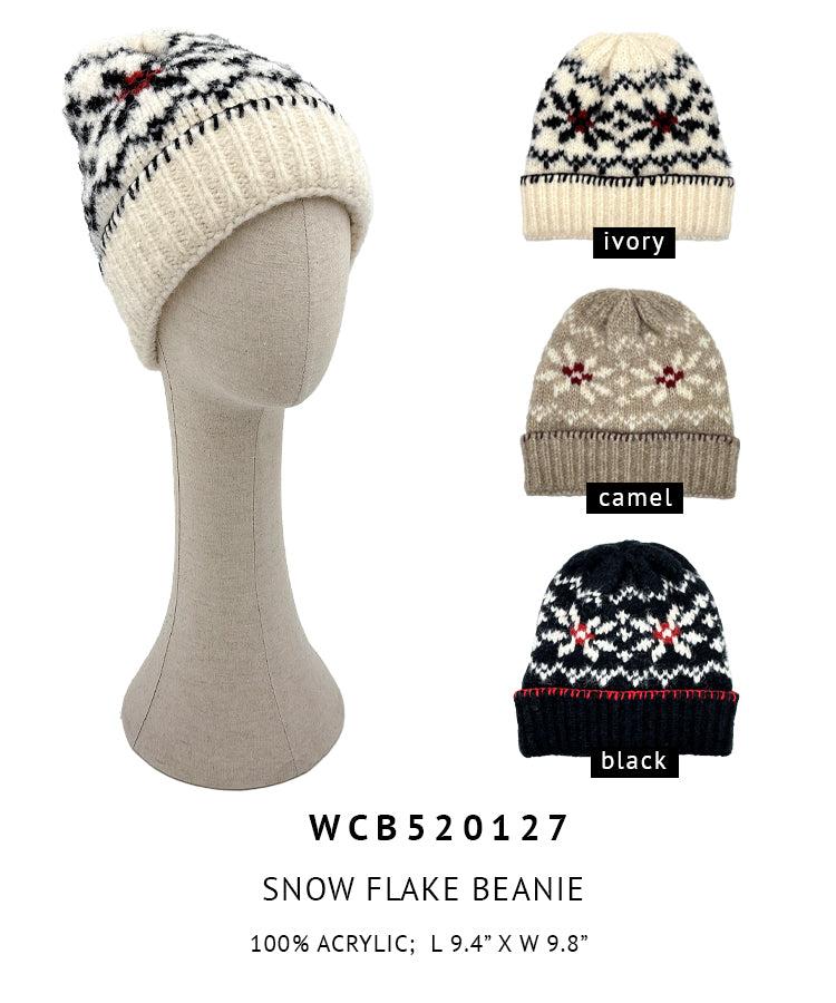 Snow Flake Beanie