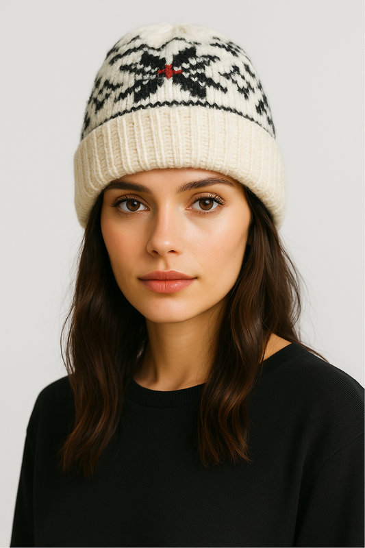 Snow Flake Beanie