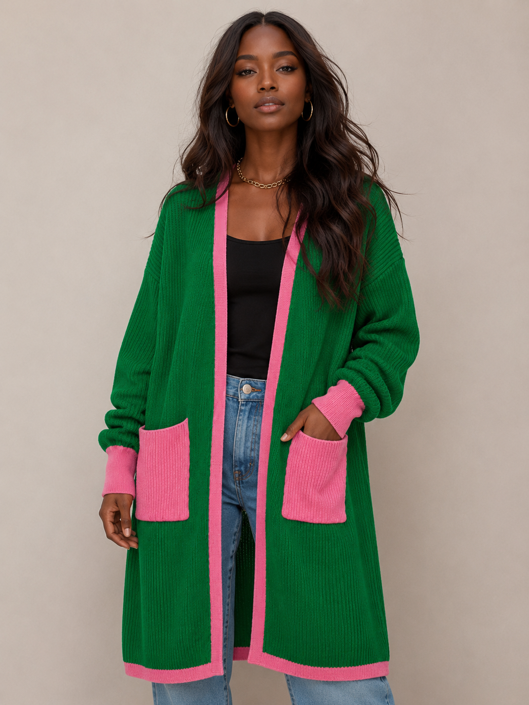 Puff Sleeve Cardigan