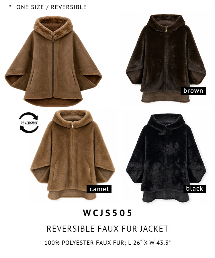 Reversible Faux Fur Jacket