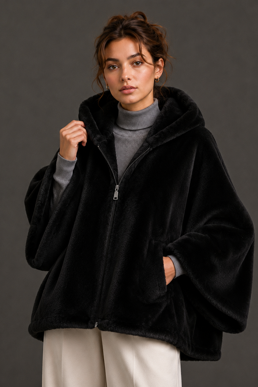 Reversible Faux Fur Jacket
