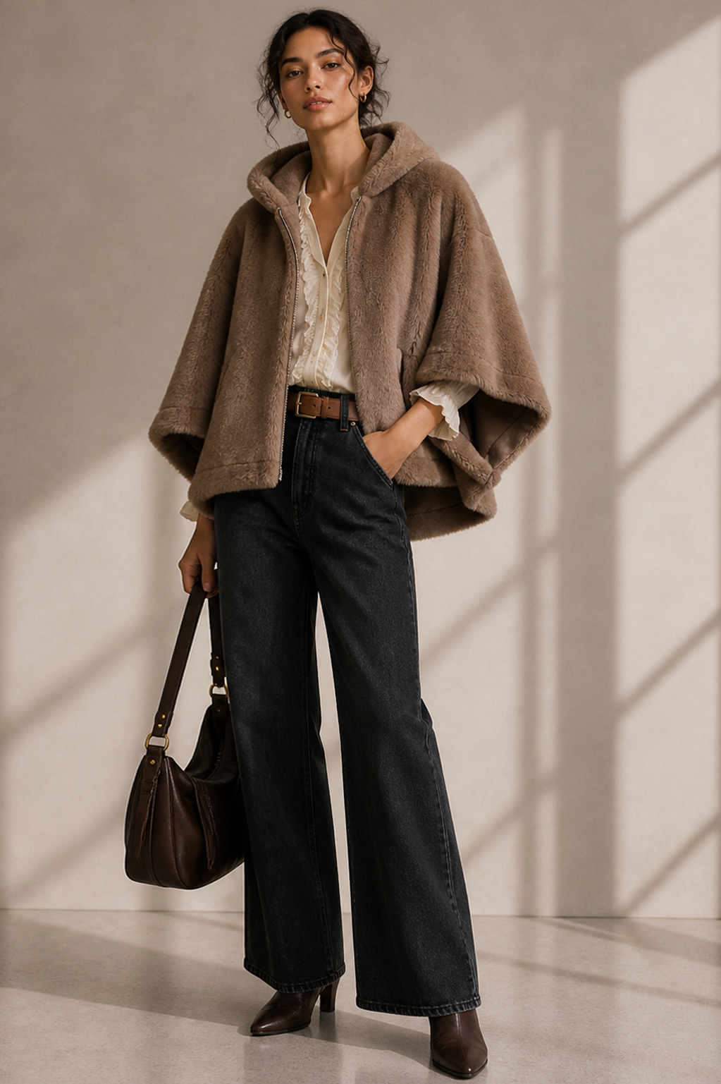 Reversible Faux Fur Jacket
