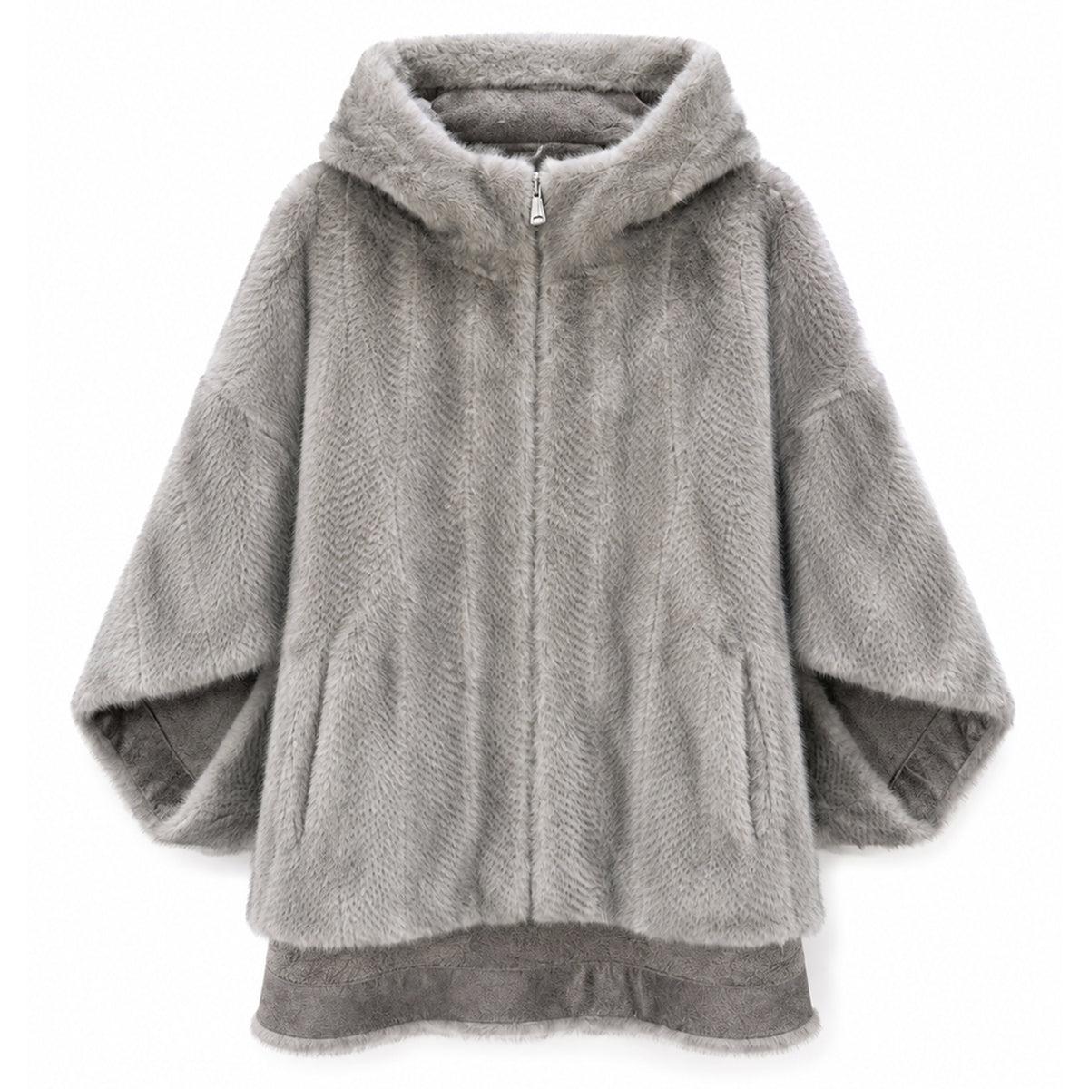 Reversible Snake Fur Jacket