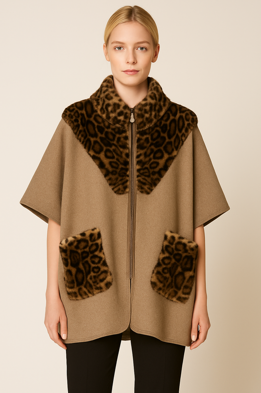 Leopard Fur Kimono