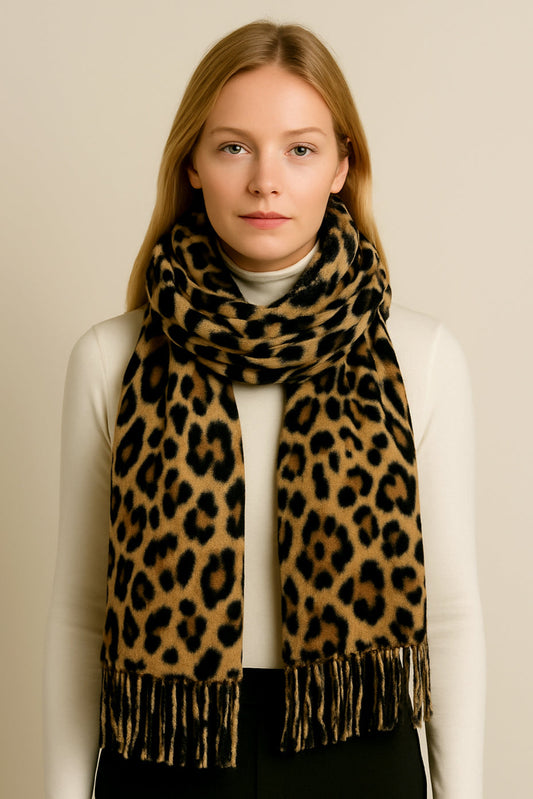 Leopard Print Scarf