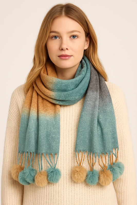 Color Block Scarf