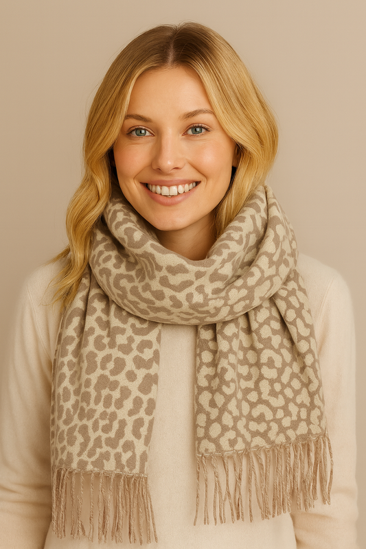 Leopard Print Scarf