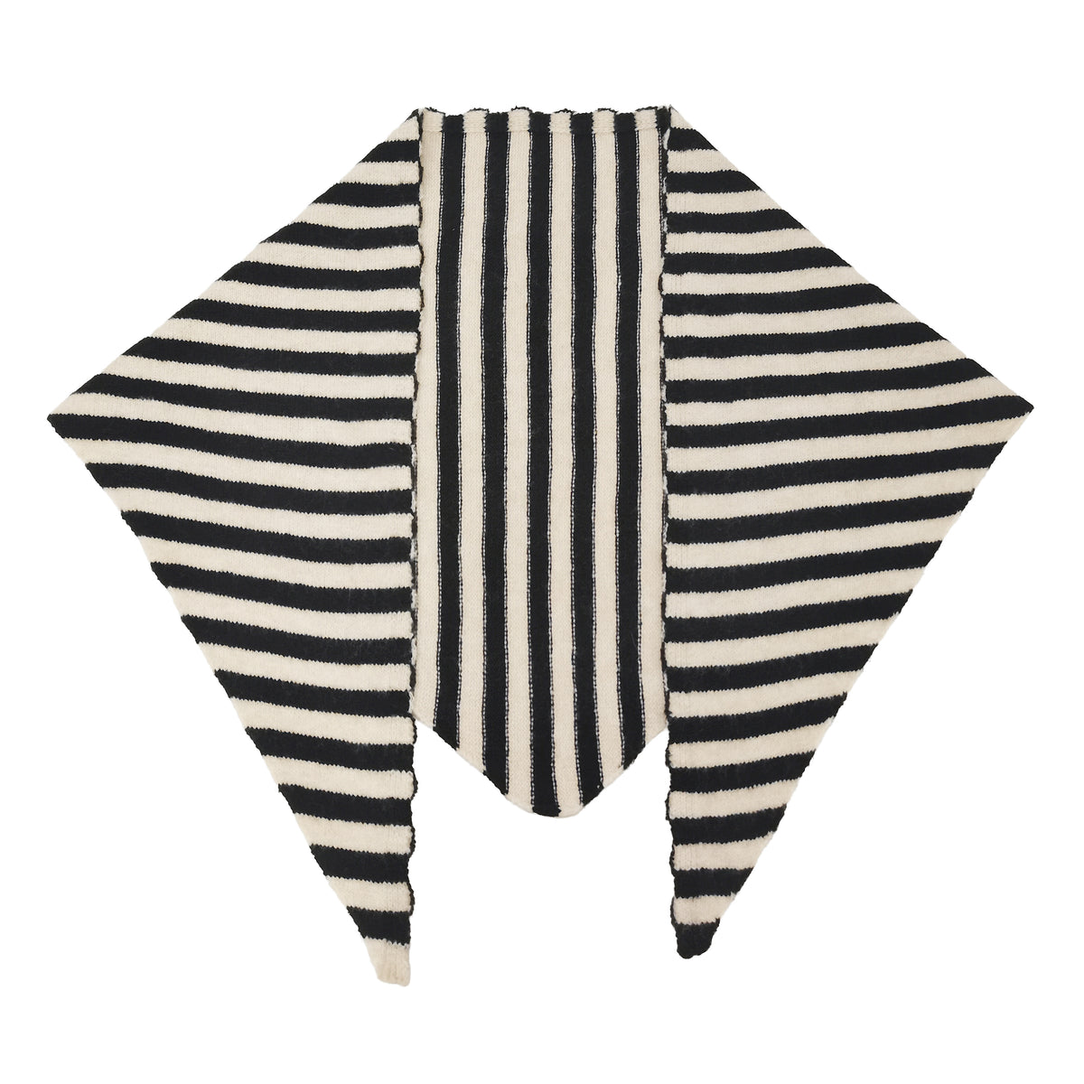 Stripe Triangle Scarf
