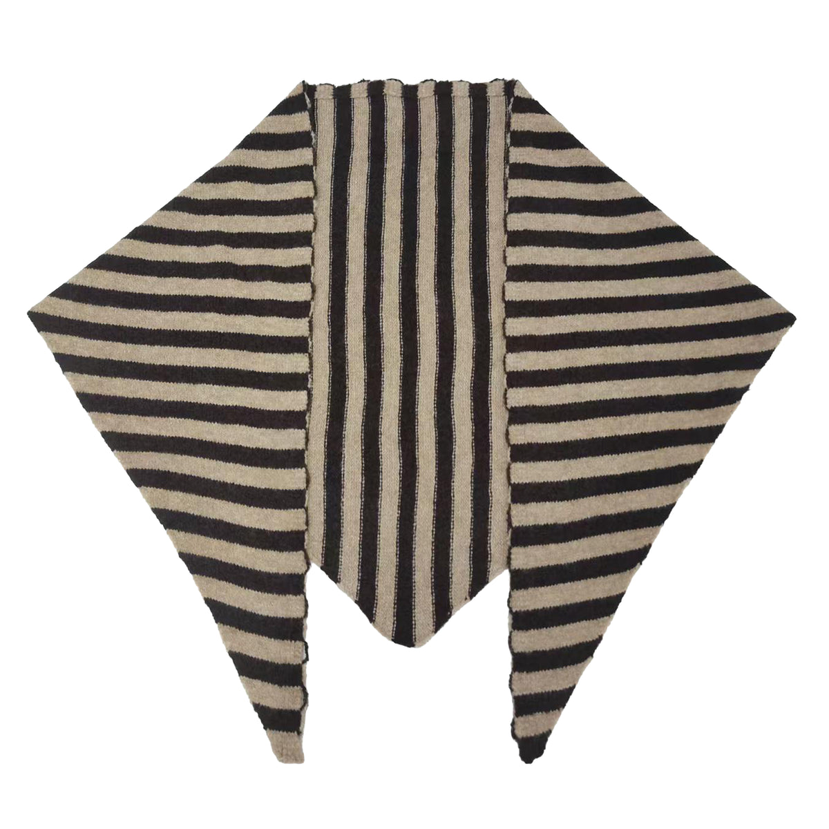 Stripe Triangle Scarf