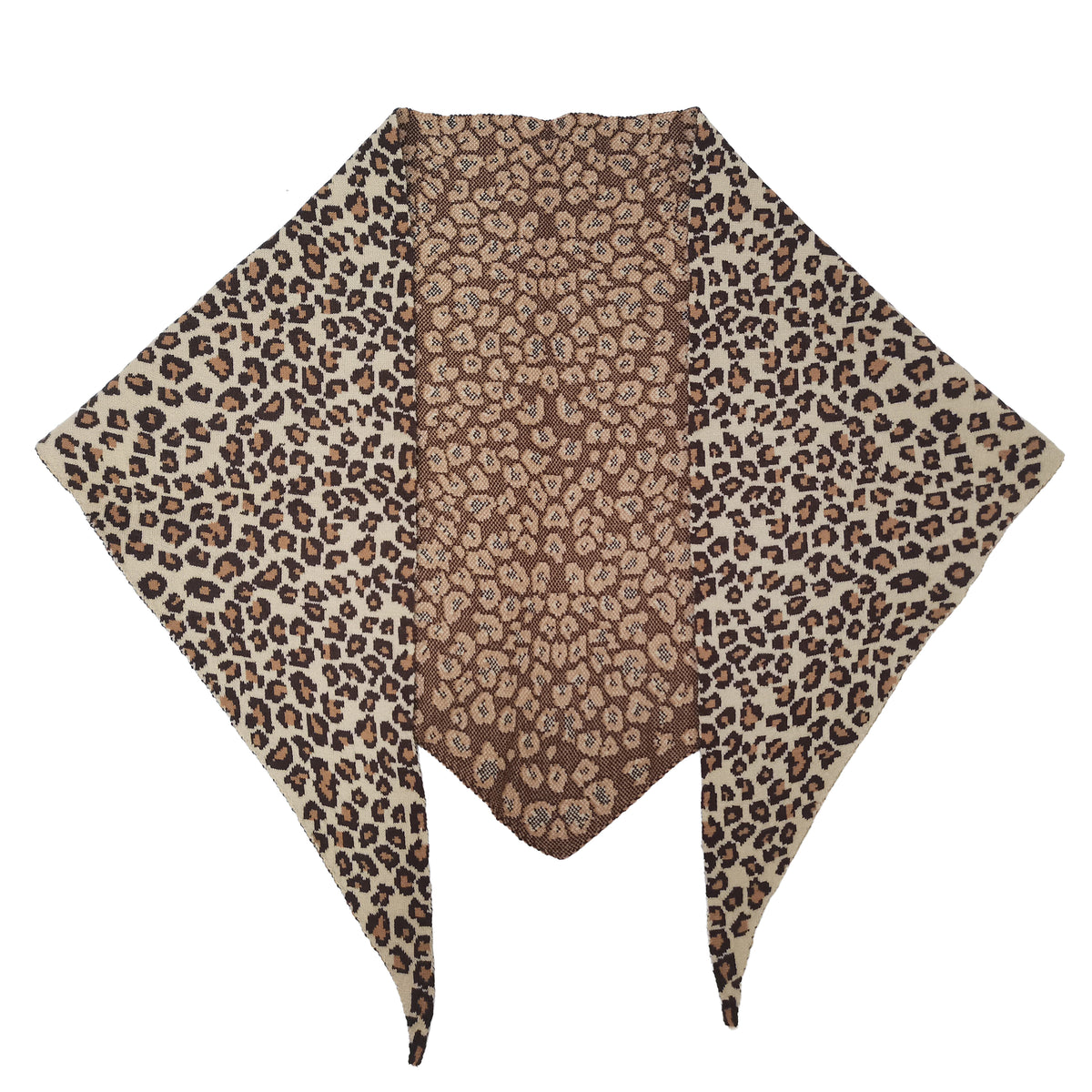Leopard Triangle Scarf