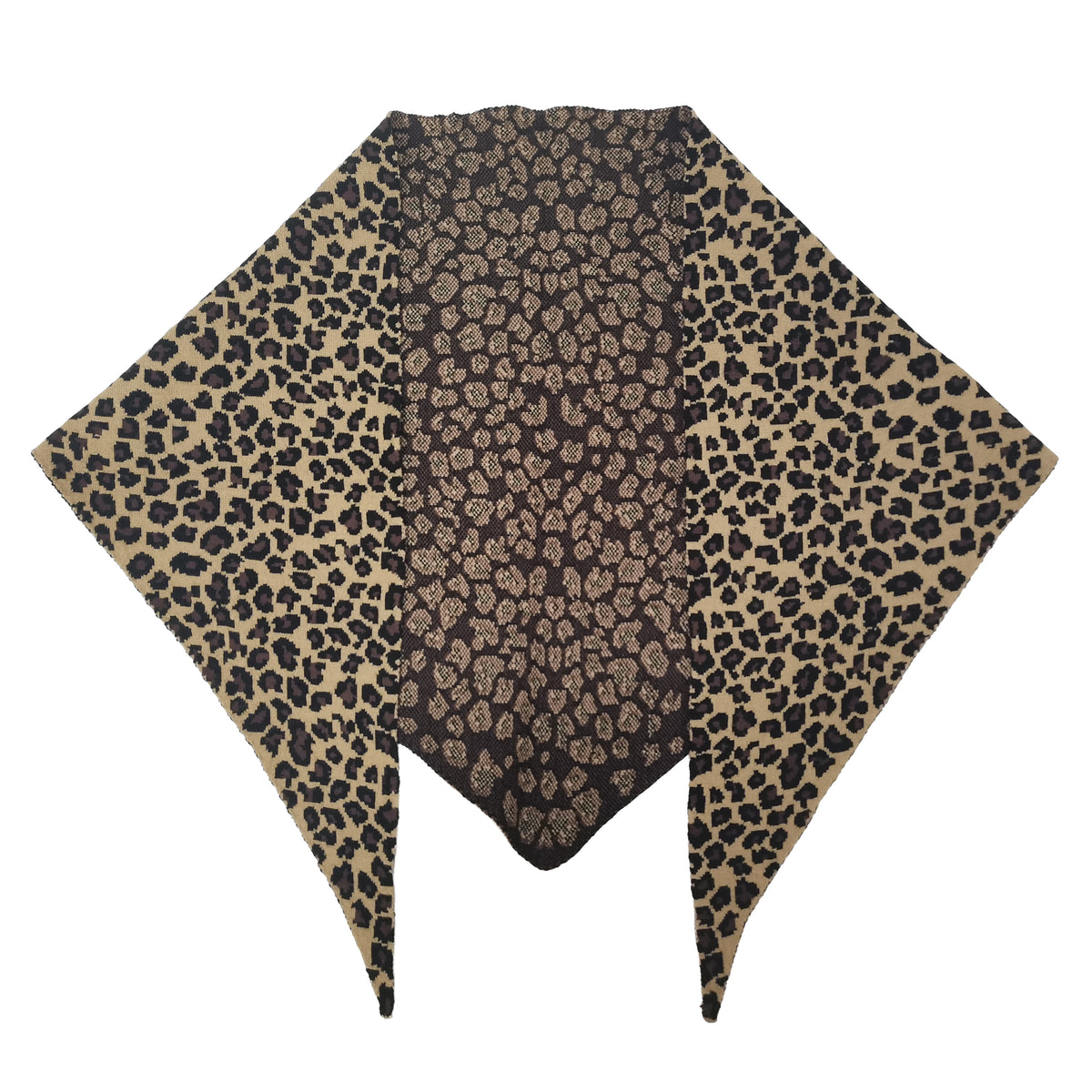 Leopard Triangle Scarf
