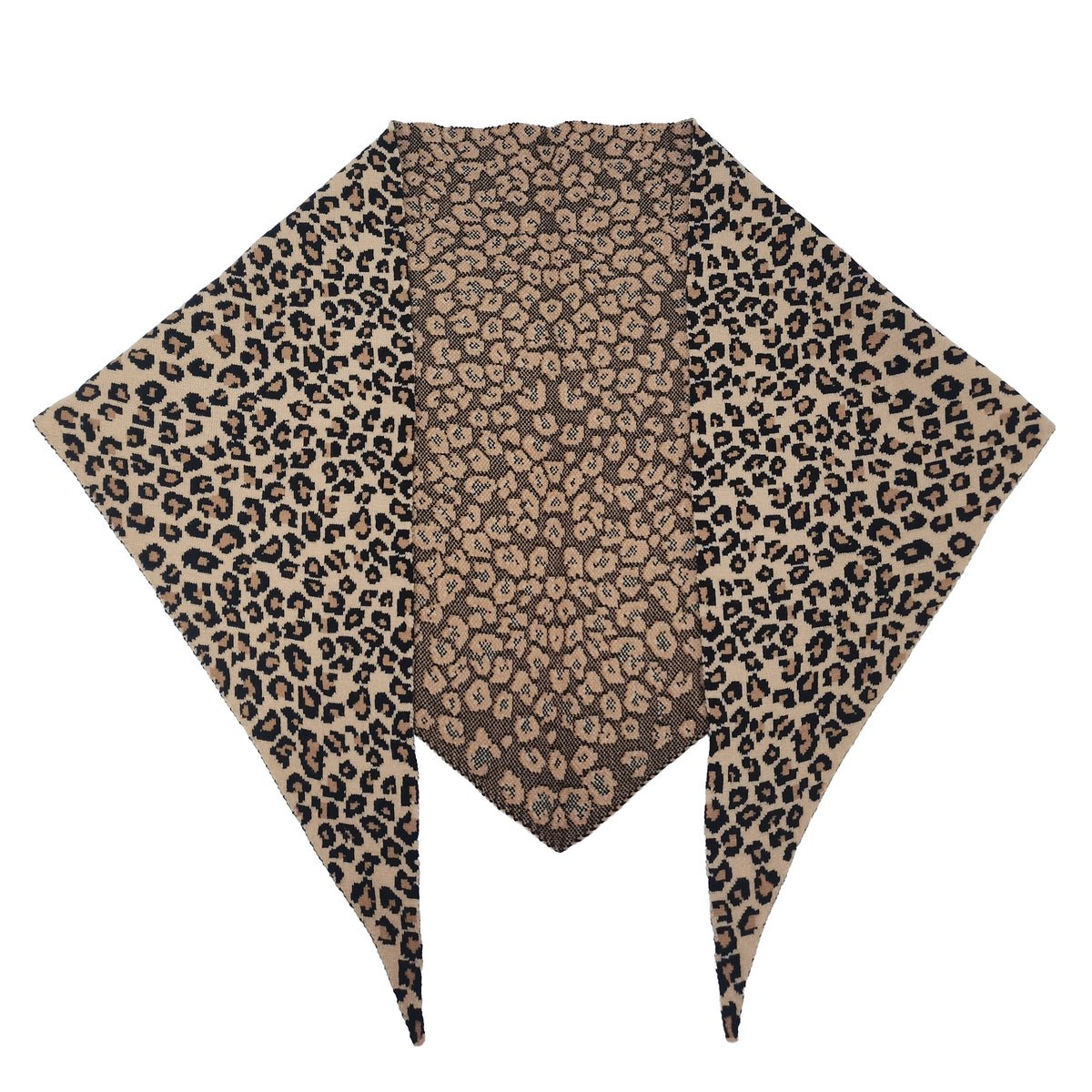 Leopard Triangle Scarf
