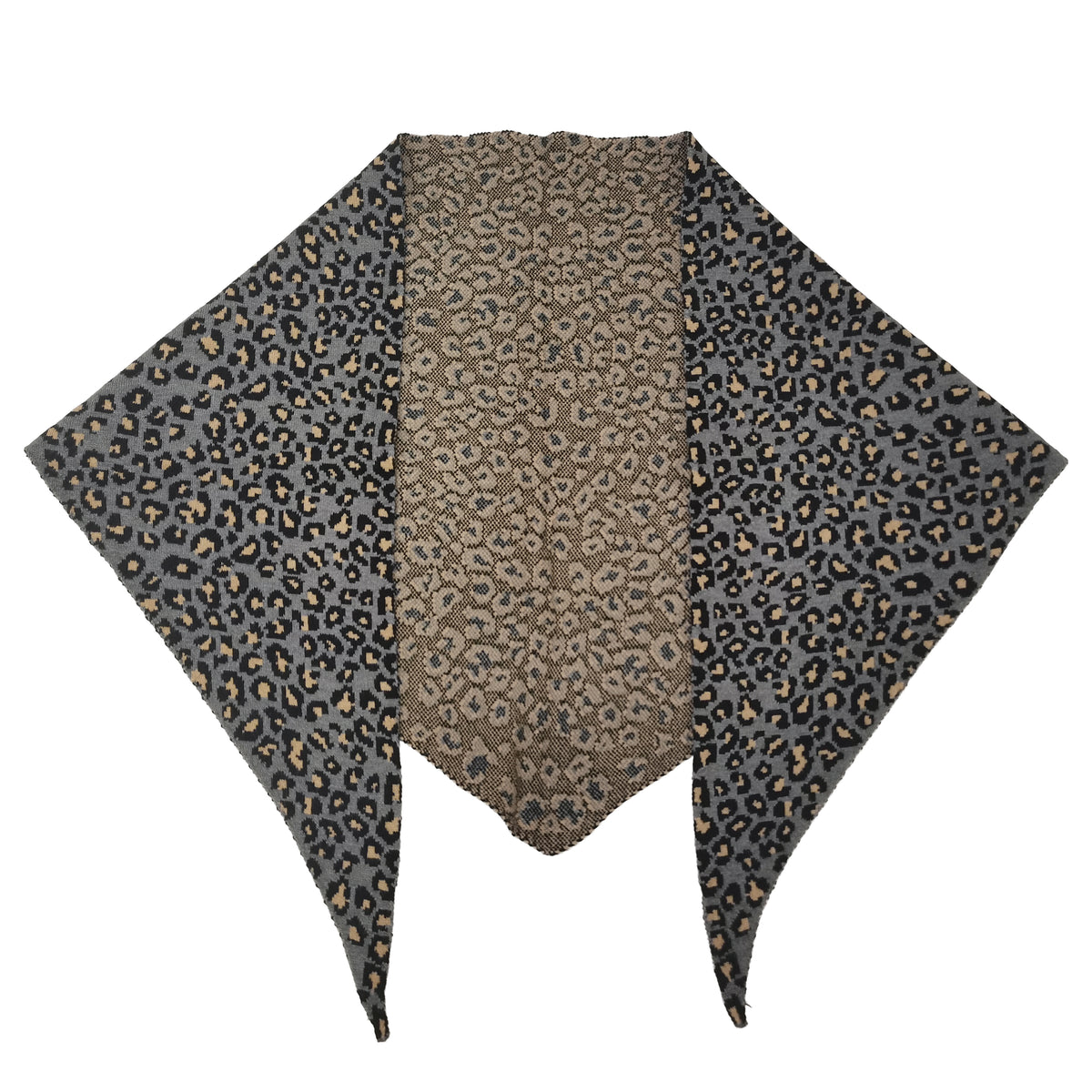 Leopard Triangle Scarf