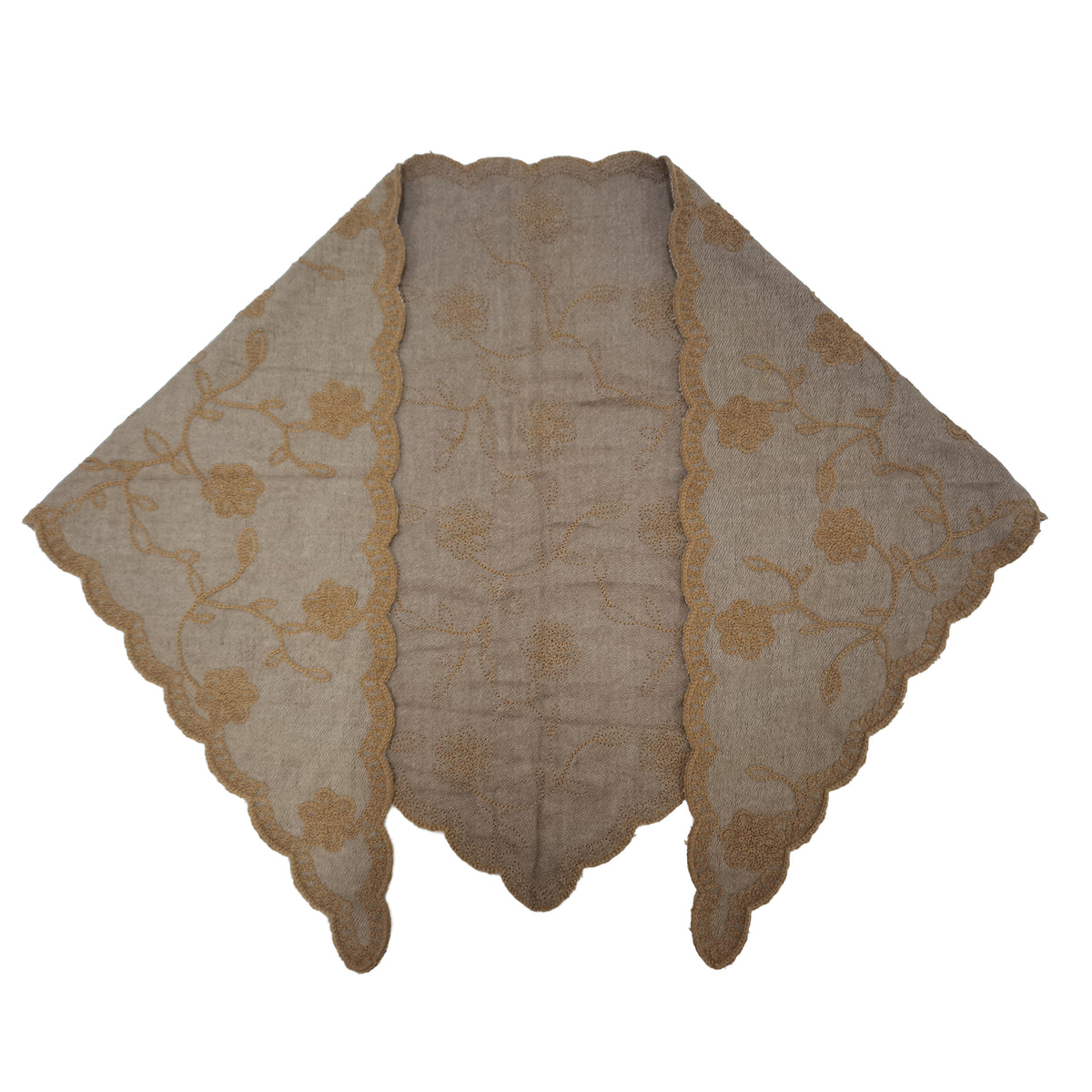 Flower Triangle Scarf