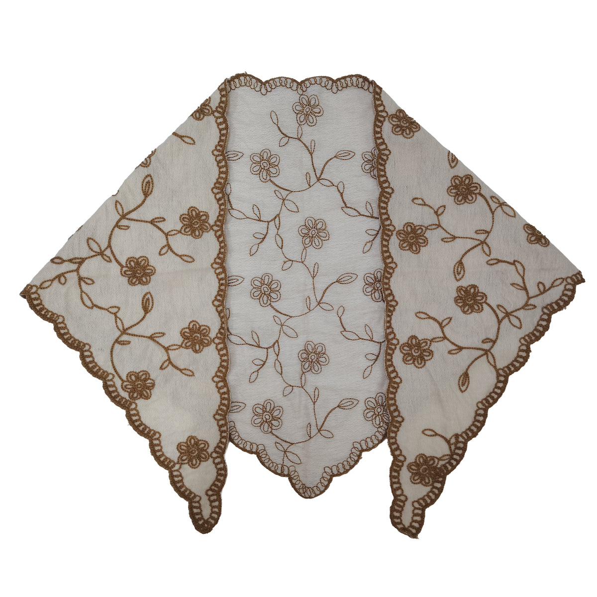 Flower Triangle Scarf