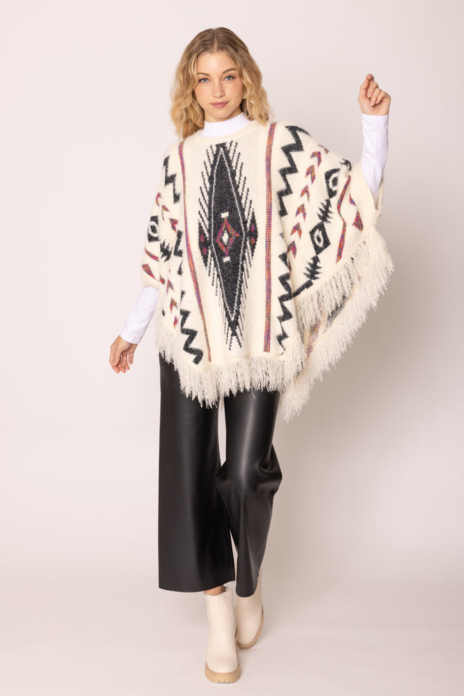 Aztec Rug Poncho Aztec Poncho – Do Everything In Love