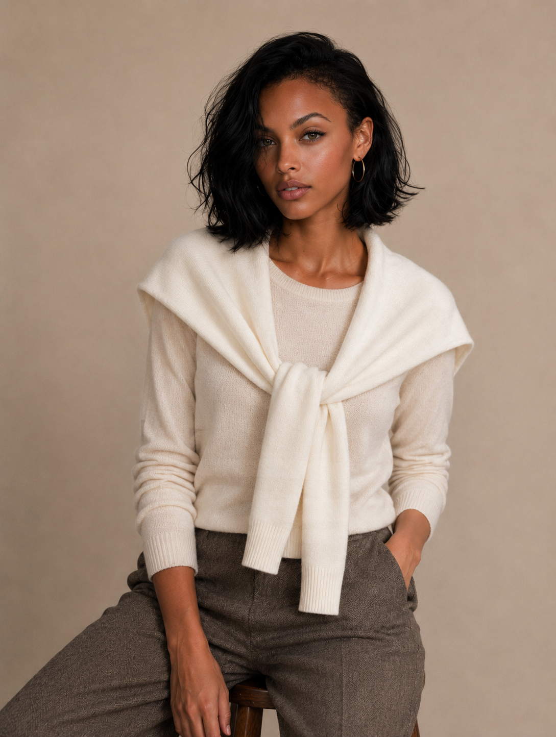 Knitted Shoulder Wrap