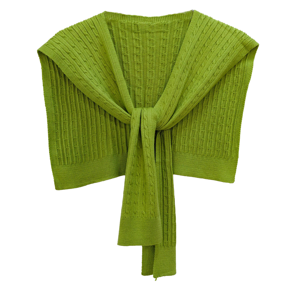 Cable Knitted Shoulder Wrap