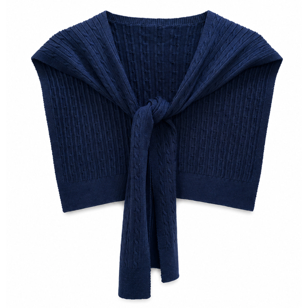 Cable Knitted Shoulder Wrap