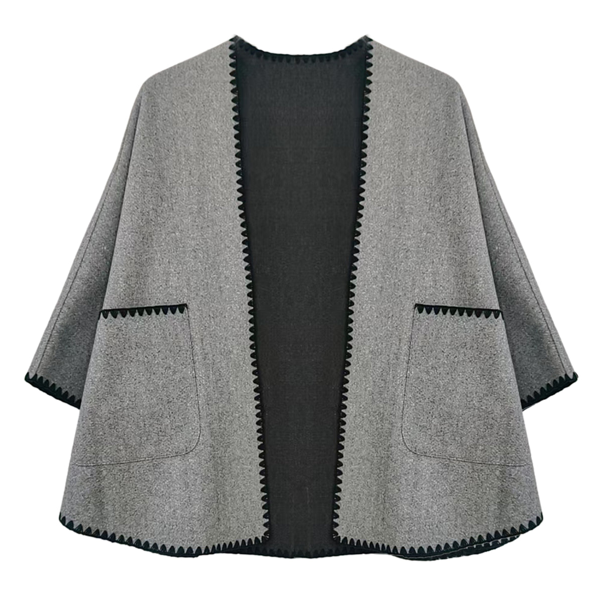 Blanket Stitch Ruana