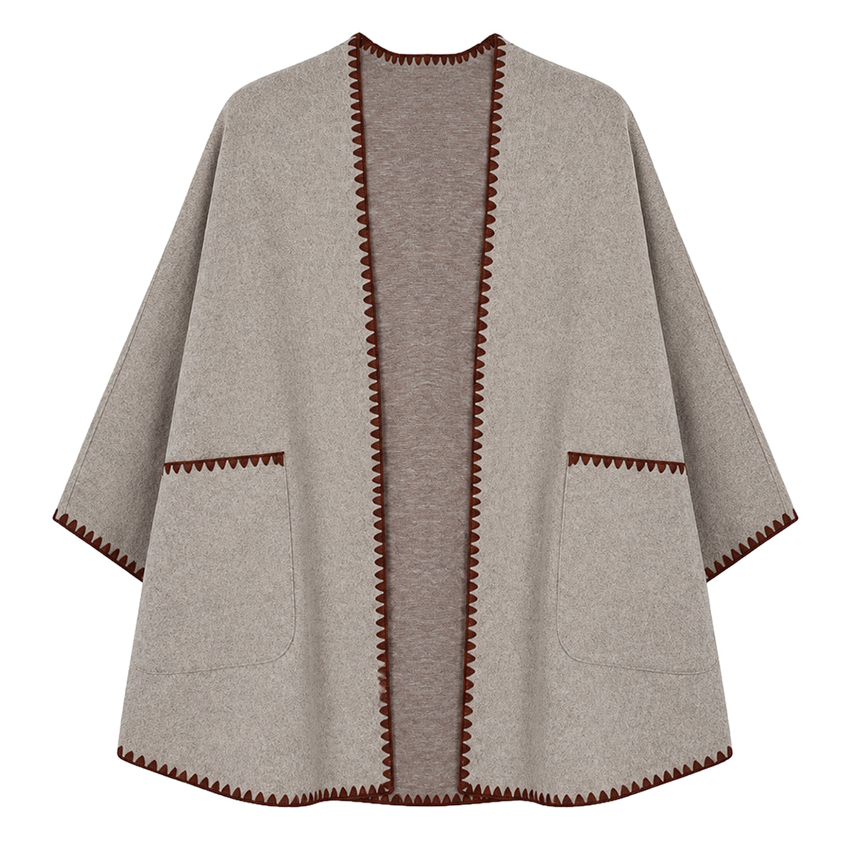 Blanket Stitch Ruana
